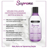 Morfose Supreme Hair Shampoo - Nourishing Formula for Dry, Damaged Hair - Biotin & Vegan Collagen - Strengthens, Moisturizes & Adds Shine (10.14 fl oz)