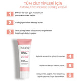 Sinoz SPF50+ Pink Touch Facial Sunscreen: Tone Up & Protect with High Protection, Calamine & PA++++ for Radiant Skin (1.69 fl oz)