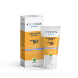 Celenes Herbal SPF 50+ Sunscreen: Hydrating UVA/UVB Protection for Dry, Sensitive Skin - Mineral & Organic Filters