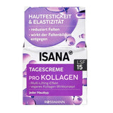 Isana Pro-Collagen Day Cream SPF15 Firming Moisturizer 50ml