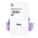 Eklips Purple Satin Bow Hair Clip Elegant Ribbon Accessory