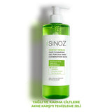 Sinoz Oily & Combination Skin Face Wash: Salicylic Acid Cleanser for Acne & Pore Cleansing - Oil & Sebum Control, Gentle & Hydrating (13.53 fl oz)