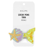 Eklips Oyster Fish Tail Kids Hair Clip Cute Hair Accessory 1 pc
