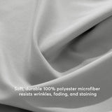 Kasentex Lightweight Duvet Cover Set - Breathable Bedding Set with Shams