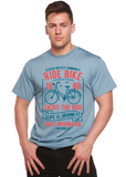Ride Bike Spun Bamboo® Men's Bamboo Viscose/Organic Cotton Short Sleeve Graphic T-Shirt