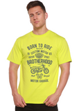 Motorcycle Brotherhood Men's Bamboo Viscose/Organic Cotton Short Sleeve Graphic T-Shirt