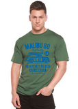 Malibu 80 Men's Bamboo Viscose/Organic Cotton Short Sleeve Graphic T-Shirt