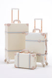 SarahFace 3 Pieces Luggage Sets - Cream White's