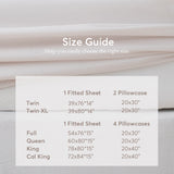Kasentex Lightweight Sheet Set Twin/Full/Queen/King - Breathable Deep Pocket Bed Sheets with Pillowcases