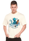 California Summer Adventures Men's Bamboo Viscose/Organic Cotton Short Sleeve Graphic T-Shirt