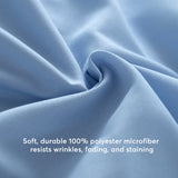 Kasentex Lightweight Duvet Cover Set - Breathable Bedding Set with Shams