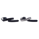 Hollow Rivet Belt PU Waistband Temperament Men And Women