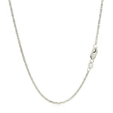 14k White Gold Lumina Pendant Chain 1.0mm