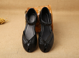 Breathable Ethnic Style Peep-Toe Women's Sandals