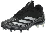 adidas Mens Adizero Electric.1 Football Sneaker Black/White/Black 8
