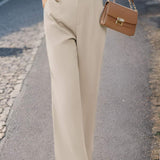Elegant Womens Suit Pants With Pockets
