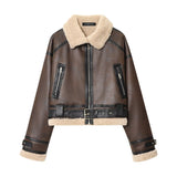 Women's Street Fashion Reversible Short Jacket