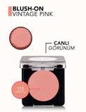Flormar Blush-On High-Pigment Shimmer Compact Powder Blush