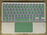 Bluetooth Keyboard With Touch For Mobile Phone Tablet Wireless Rechargeable