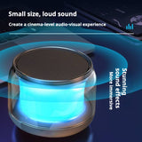 KP-S300 Best-Selling Mini Portable Bluetooth Speaker Cool Sci-Fi Lighting Multifunctional Wireless Outdoor Subwoofer In Stock