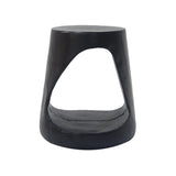 MGO Hollow Side Table with Wood-like Texture