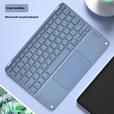 Square Hat Touch Bluetooth Wireless Charging Keyboard
