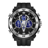 Sanda Youth Dual-Display Watch For Men