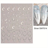 5D Embossed Three-dimensional Nail Stickers