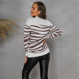 Single-breasted Classy Plus-size Commuter Sweater