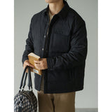 Windproof And Warm Short Puffer Jacket With A Baseball Collar For Men Thickened Outerwear