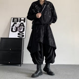 Irregular Culottes Mens Plus-size Harem Pants