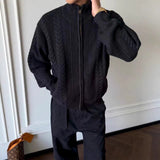 Laid-back Knit Cardigan For Fall And Winter