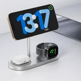 3-in-1 Wireless Charger Magnetic Desktop Charging Station Stand