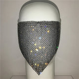 Personality Trend Accessories Rhinestone Mask