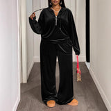 Cross-border Hooded Sweatshirt And Pants Set