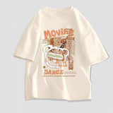 Mens Hong Kong Style Trendy Short Sleeve T Shirt For Summer