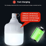 Night Market Stall Rechargeable Light Led Bulb