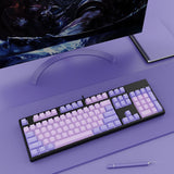 Two-color Keyboard Wired Office Green Black Tea Red Axis Hot Plug Computer