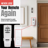 Anderic Substitute for Harbor Breeze UC7086T CHQ7086T for Avion Ceiling Fan Remote Control [RR7079T]