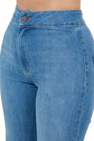 Harley Wide Leg Med Blue- Inseam 34