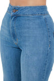 Harley Wide Leg Med Blue- Inseam 34