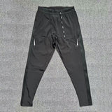 Sports Training Leggings With Long Spliced Panels Quick-drying Fabric Ultra-energetic For Outdoor Activities