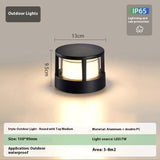 Outdoor Aluminum Wall Pillar Lamp