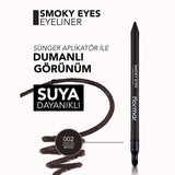 Flormar Coolest Brown Smoky Eyes Waterproof Eyeliner Pencil: Smudge-Proof, Long-Lasting Matte Brown Eyeliner for Effortless Smoky Eyes