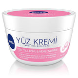 Nivea Facial Moisturizer: Skin Tone Evening Cream with Pearl Extract & SPF 15 - 24 Hour Hydration, Dark Spot Prevention