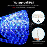 5M LED Strip Light 5050 SMD RGB Waterproof Smart WIFI IR APP Controller