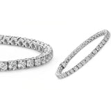 5MM Round Cubic Zirconia Tennis Bracelet