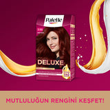 Palette Deluxe Şarap Kızılı Hair Dye - Long-Lasting Wine Red Hair Color with Nourishing Properties