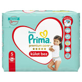 Prima Premium Care Baby Diapers Size 5, 34 Count - Comfortable, Dermatologist-Approved Disposable Diapers for Junior Babies