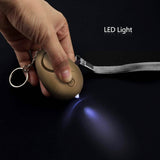 6-Pack: 140DB Personal Security Alarm Keychain with LED Lights